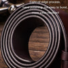 120cm Men Leather Pin Buckle Belt Retro Lacquered CowhideWaist Band(ZK-032 Black)