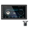 A2222KT 7 Inch Android Navigation WiFi Version 1+32G GPS Bluetooth 2.5D Screen Car Central Control MP5 Player, Style: Standard+4Lights Camera
