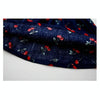 Summer Girls Cherry Pattern Sleeveless Dress, Kid Size:120cm(Navy Blue)