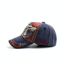 13948 Shark Pattern Washable Baseball Cap Spring and Autumn Sun Hat, Size:One Size(Denim Blue)