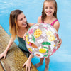 Children Early Education Swimming and Water Toys Inflatable Beach Ball Color Random Delivery