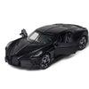 1:32 Alloy Sports Car Model With Sound And Light Boy Toy Car Decoration(Scrub Black)