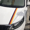 Flag Striped Car Hood Vinyl Sticker Body Decal(germany)
