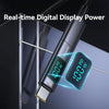 USAMS US-SJ682 AU18 PD100W USB-C / Type-C to USB-C / Type-C Aluminum Alloy Digital Display Adapter(Tarnish)