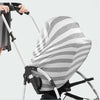 Multifunctional Cotton Nursing Towel Safety Seat Cushion Stroller Cover(Three-color Stripes)