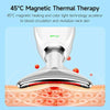 Electrical Neck Beauty Instrument Neck Massager Face Beauty Device, Style: Oval(White)
