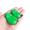 2 PCS HENGJIA Lure Sequins Double Hook Thunder Frog, Specification: 4.2cm 8g(White Black Stripes)