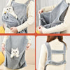 Fleece Cat Carrier Apron - Grey - Holds Pets up to 7.5kg