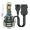 18 LED Three Copper Tube Aluminum Alloy Waterproof Thick Car Headlights, Bulb: 9006