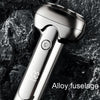 Men Electrical Shaver Portable Mini LED Digital Display Smart Shaving Razor(Coral Red)