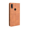 For Alcatel 3V (2019) Magnetic Buckle Retro Crazy Horse Texture Horizontal Flip Leather Case with Holder & Card Slots & Photo Frame(Brown)