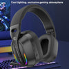Bluetooth 5.4 Head-mounted RGB Wireless Bluetooth Gaming Headset(Grey)