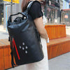 25L Waterproof Backpack Waterproof Bucket Bag With Reflective Strip(Blue)