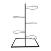 5 Layers Basketball Storage Rack Volleyball Stand Holder(White)