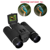 DB618B 10X25 Zoom 10mm Objective Lens HD 1280x960P 1.5 inch LCD Screen Binocular Telescope Digital Camera(Black)