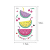20 PCS Waterproof Painted Fruits Vegetables Plants Children Tattoo Stickers(EC-533)