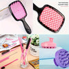12pcs /Set Hair Combing Brush Set Convenient Styling Comb, Color: Purple With Mesh Comb