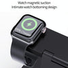 For Apple Watch B21 6 in 1 Mobile Phone / Earphone Universal Foldable Wireless Charger(Black)