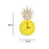 Fruit Personality Mute Wall Clock Acrylic Children Decoration Clock(B Yellow)