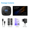 6K UHD Smart TV Box, Android 10.0, Allwinner H616 Quad Core, 4GB+32GB,AU Plug