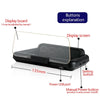 Car HUD Head-Up Display, OBD2, Speed, RPM, Temp, Blue