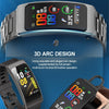 K20 1.14 inch Steel Band Earphone Detachable Life Waterproof Smart Watch Support Bluetooth Call(Rose Gold)