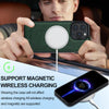 For iPhone 15 Pro LC.IMEEKE 2 in 1 RFID Magsafe Phone Case(Green)