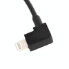 30cm USB to 8 Pin Right Angle Data Connector Cable for DJI SPARK / MAVIC PRO / Phantom 3 & 4 / Inspire 1 & 2