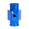 Car Water Temperature Meter Temperature Gauge Joint Pipe Radiator Sensor Adaptor Clamps, Size:34mm(Blue)