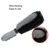 3 PCS Car Tire Brush Carpet Foot Pad Brush, Style: DM-118 Double Twisted Wire Brush