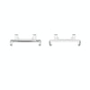 For AMAZFIT T-Rex 2 2 in 1 Metal Watch Band Connectors(Silver)