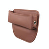 Multifunctional Car Seat Crevice Storage Box, Pattern: No Logo(Saddling brown)