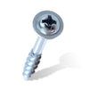 RUITOOL ST4 100pcs Woodworking Slant Hole Screws Half Tooth Self Tapping Phillips Bolt 63mm