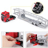 Alloy 1:50 Double-Deck Car Transporter Truck Diecast  Vehicle Model Toy(Red)