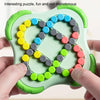 Children Educational Rotating Magic Beans Compass Fingertip Cube Toy Spinning Rolling Balls Gyro(Green)