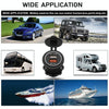 Universal Car QC3.0 Dual Port USB Charger Power Outlet Adapter 5V 2.4A IP66 with 60cm Cable(Red Light)