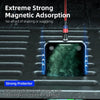 1m 3A Output 3 in 1 USB to 8 Pin + USB-C / Type-C + Micro USB 540 Degree Rotating Magnetic Data Sync Charging Cable(Black)