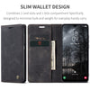 For Samsung Galaxy A26 CaseMe 013 Multifunctional Horizontal Flip Leather Phone Case(Black)