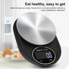 Home Kitchen Electronic Scale High Precision Stainless Steel Jewelry Scale, Style:No Edging, Specification:5kg/0.1g