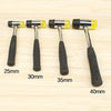 25mm No Bounce Mounting Hammer Handmade DIY Double Face Tap Rubber Hammer