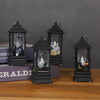 2 PCS Halloween Decoration Props LED Portable Small Wind Lantern(Pumpkin Witch)