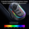 C12 Multifunctional Car Dual USB Charger Bluetooth FM Transmitter with Atmosphere Light