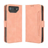 For ASUS ROG Phone 7 Skin Feel Calf Texture Card Slots Leather Phone Case(Pink)