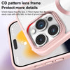 For iPhone 13 Pro Max Glaring CD Texture MagSafe Phone Case(Pink)