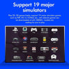 G10 GAMEBOX TV Box Dual System Wireless Android 3D Home 4K HD Game Console Support PS1 / PSP, Style: 64G 30,000+ Games (White)