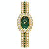 BS Bee Sister  FA1581 Niche Glitter Full Diamond Women Watch(Golden Green)