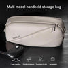 DEVASO Handheld Universal Storage Bag Crossbody Bag(Silver Enlarge)