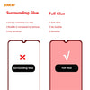For Xiaomi Redmi 9T 5 PCS ENKAY Hat-Prince Full Glue 0.26mm 9H 2.5D Tempered Glass Full Coverage Film