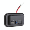 18W QC3.0 Fast Charge PD Car RV Boat Charger(Black)