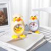 RP001 Cartoon Chicken Eggshell Chicks Alarm Clock Student Gift Children Bedroom Ornaments(Yellow)